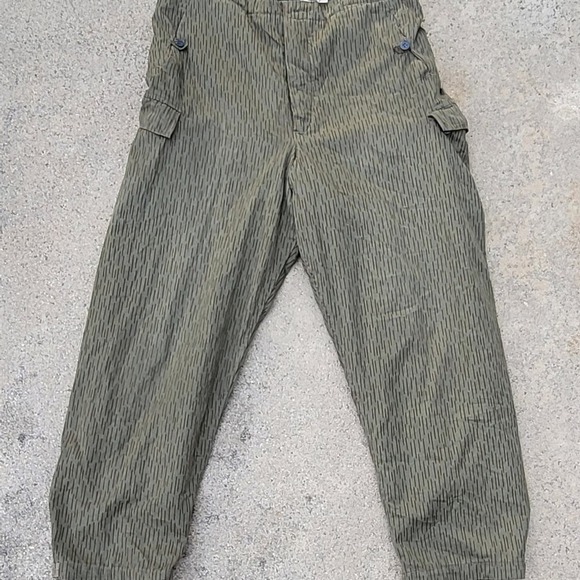 Vtg East German Military Camo Cargo Pants - Picture 1 of 4